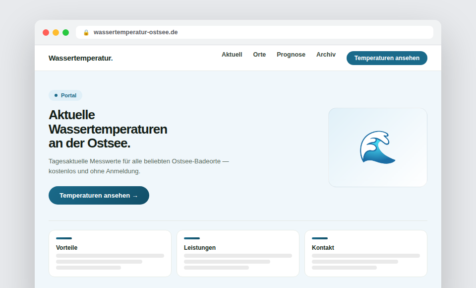 SEO-Portal mit saisonalen Inhalten